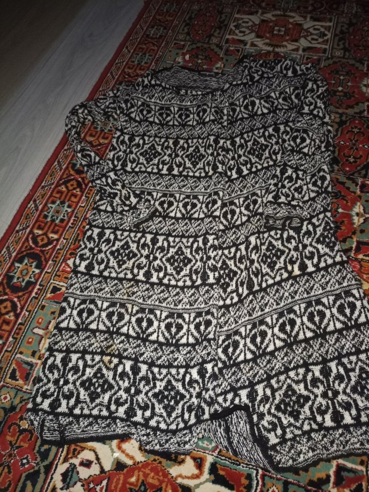 Uzun Örgü Kadın Hırka - Görsel 4