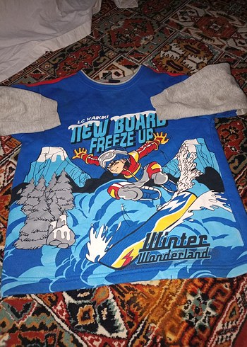 Renkli Baskılı Erkek Çocuk Sweatshirt - Görsel 2