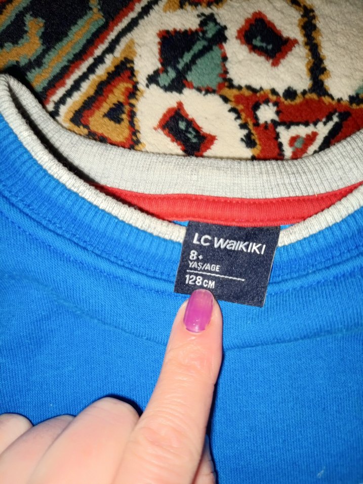 Renkli Baskılı Erkek Çocuk Sweatshirt - Görsel 3