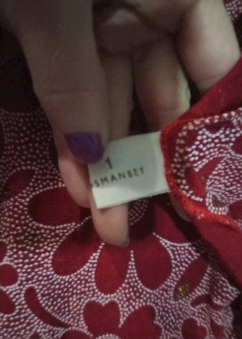 Bordo Çiçek buluz - Görsel 6