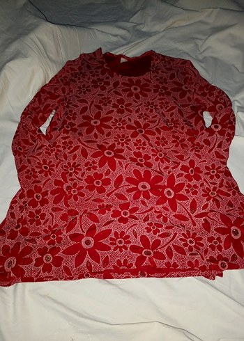 Bordo Çiçek buluz - Görsel 2