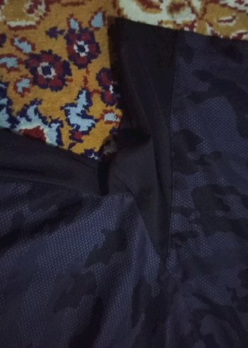 Erkek Siyah Kamuflaj Desenli Tişört - Görsel 5