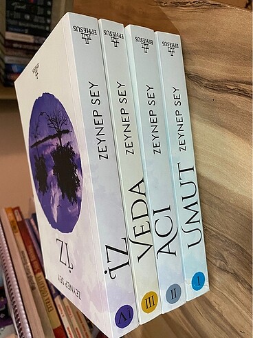 zeynep sey solucan serisi dort kitap imzali ciltsiz