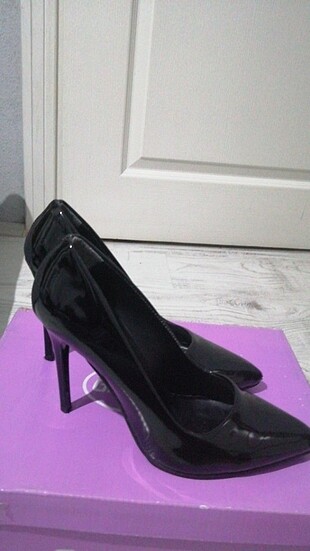 38 Beden siyah Renk Stiletto 