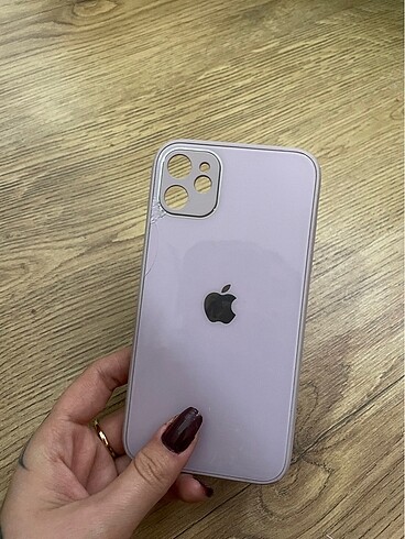 Iphone 11 buzlu mat cam kılıf