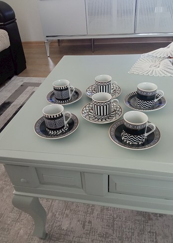karaca helesenik 6'lı Kahve Fincanı Takımı