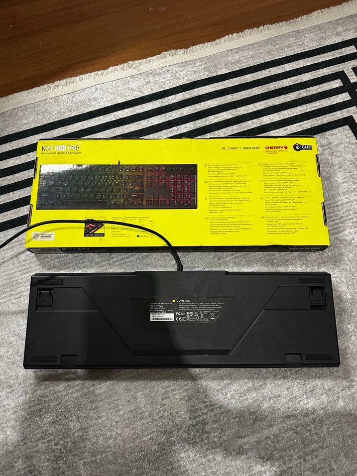 Corsair K60 RGB Pro Çok Renkli Mekanik Klavye - Görsel 5