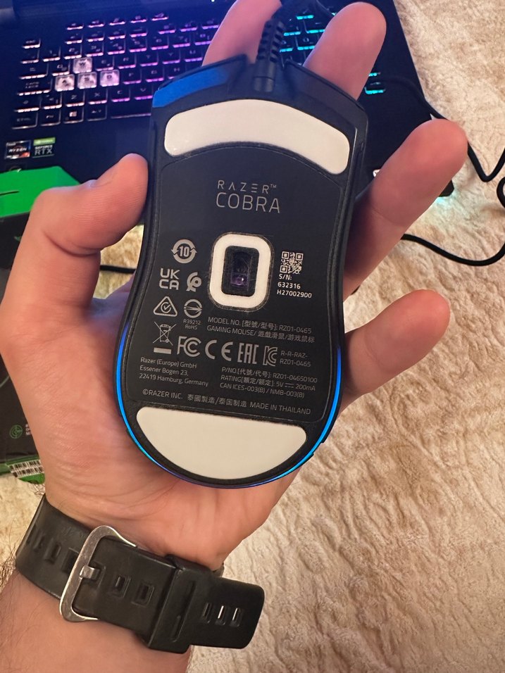 Razer Cobra Siyah Oyuncu Mouse - Görsel 5