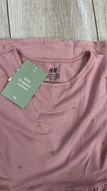 9 Yaş Beden pembe Renk H&M ELBİSE