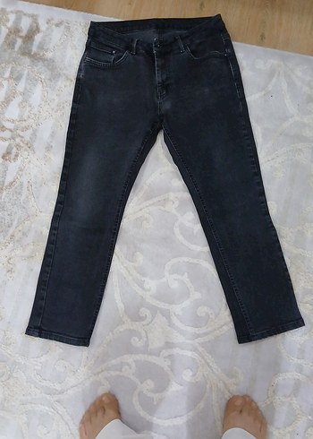 Defacto defacto Gri Midi Denim Pantolon