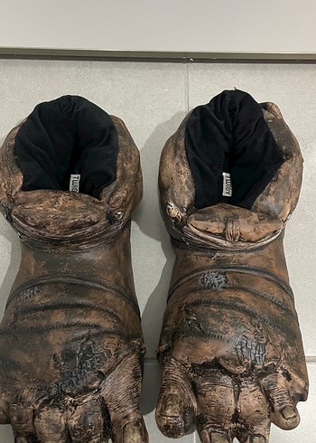 Erkek Dev Ayağı tasarımlı Panduf - Görsel 9