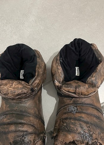 Erkek Dev Ayağı tasarımlı Panduf - Görsel 8