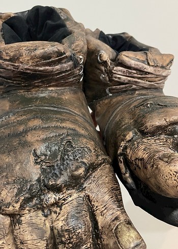 Erkek Dev Ayağı tasarımlı Panduf - Görsel 3