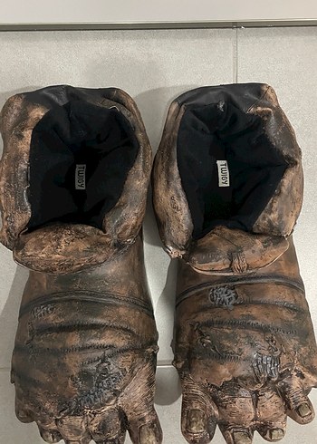 Erkek Dev Ayağı tasarımlı Panduf - Görsel 2