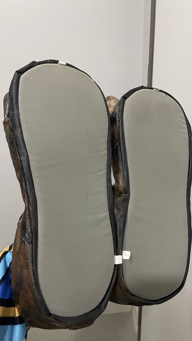 Erkek Dev Ayağı tasarımlı Panduf - Görsel 5