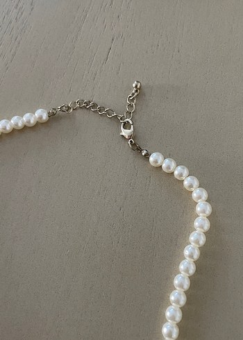 Boncuklu Pembe Gözlük Kolye - Görsel 4