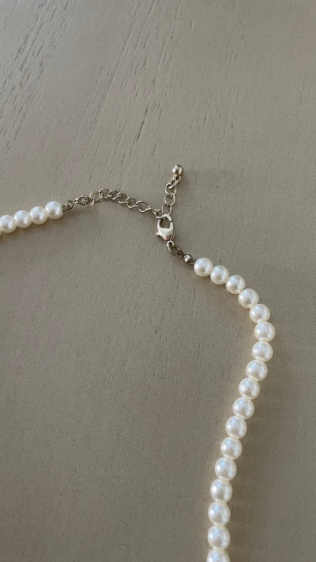 Boncuklu Pembe Gözlük Kolye - Görsel 4