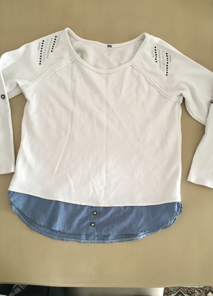 Pamuklu sweatshirt