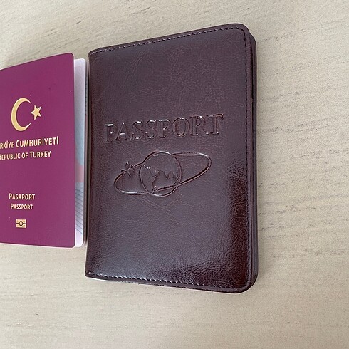 Deri Pasaport kılıfı