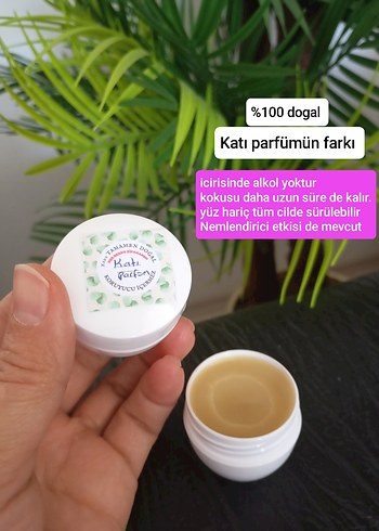 %100 Doğal Katı Parfüm 25 cc