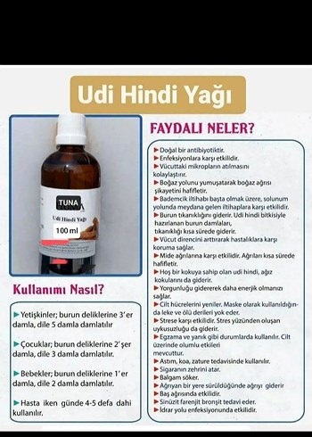 Paşabahçe Udi Hindi Yaği 30 ml