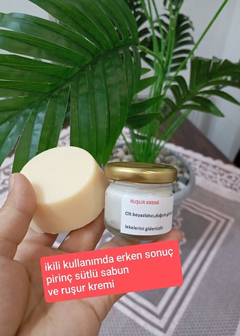 cilt beyazlatıcı ikili set