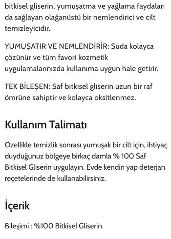 Saf Bitkisel Gliserin 50 ml - Görsel 2