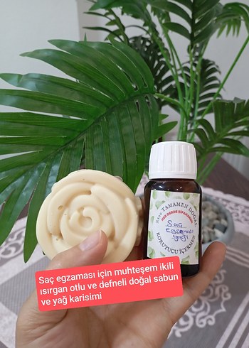 saç egzaması için sabun ve yağ karışımı