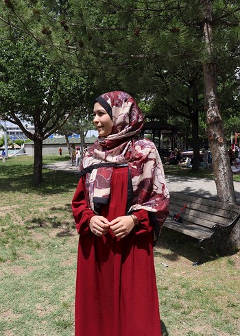  Beden Diger Bordo Bohem Kadın Drapeli Şal