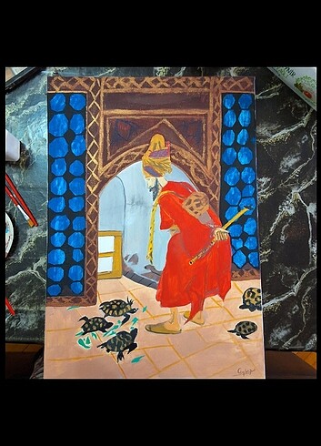 KAPLUMBAĞA TERBİYECİSİ TABLOSU