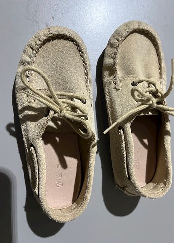 Bej Süet Erkek Çocuk Özel Gün Ayakkabısı - Görsel 2