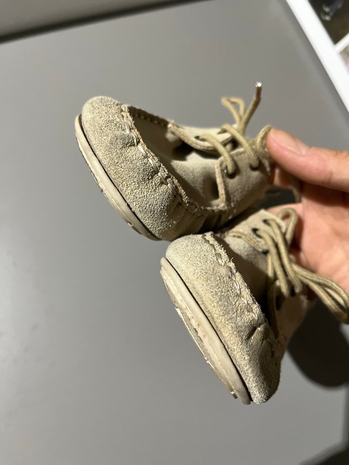 Bej Süet Erkek Çocuk Özel Gün Ayakkabısı - Görsel 5