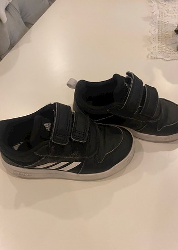 Siyah Erkek Çocuk Cırtcırtlı Spor Ayakkabı