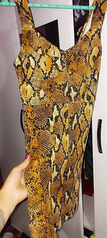 Zara Leopar mini elbise