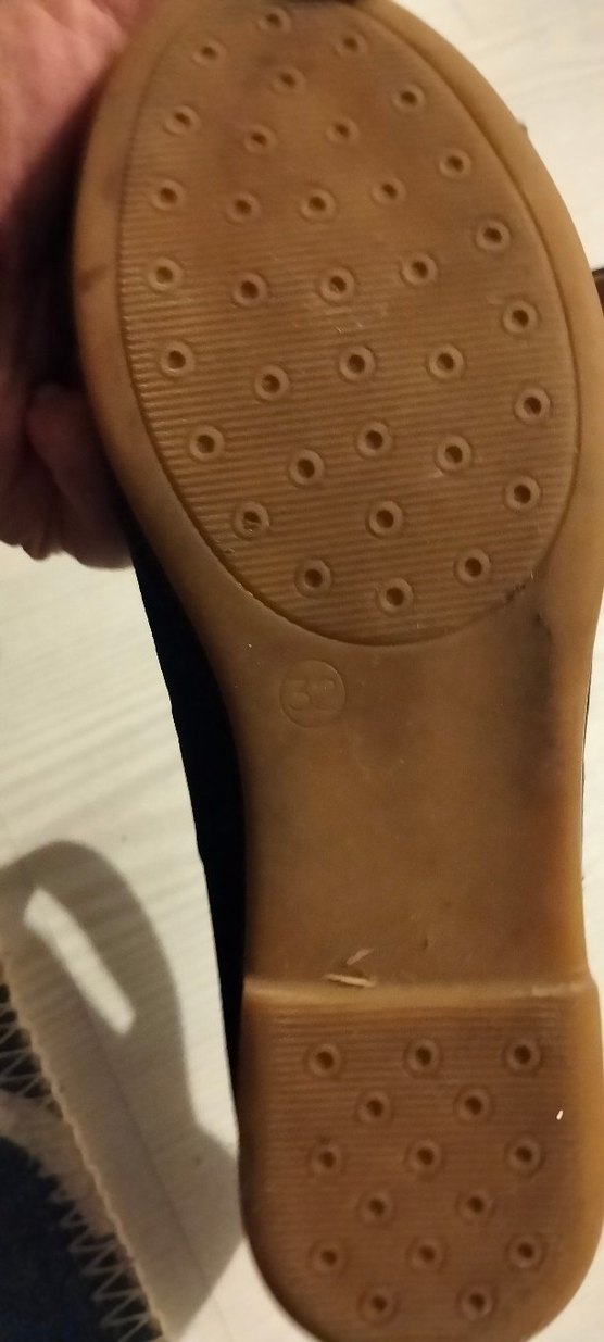 Kız Çocuk Lacivert Tokalı Babet Ayakkabı çok şık simli - Görsel 2