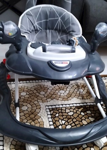 Gri Bebek Yürüteci bebeğim sevmedigi için çok az bindi yeni gibi - Görsel 6