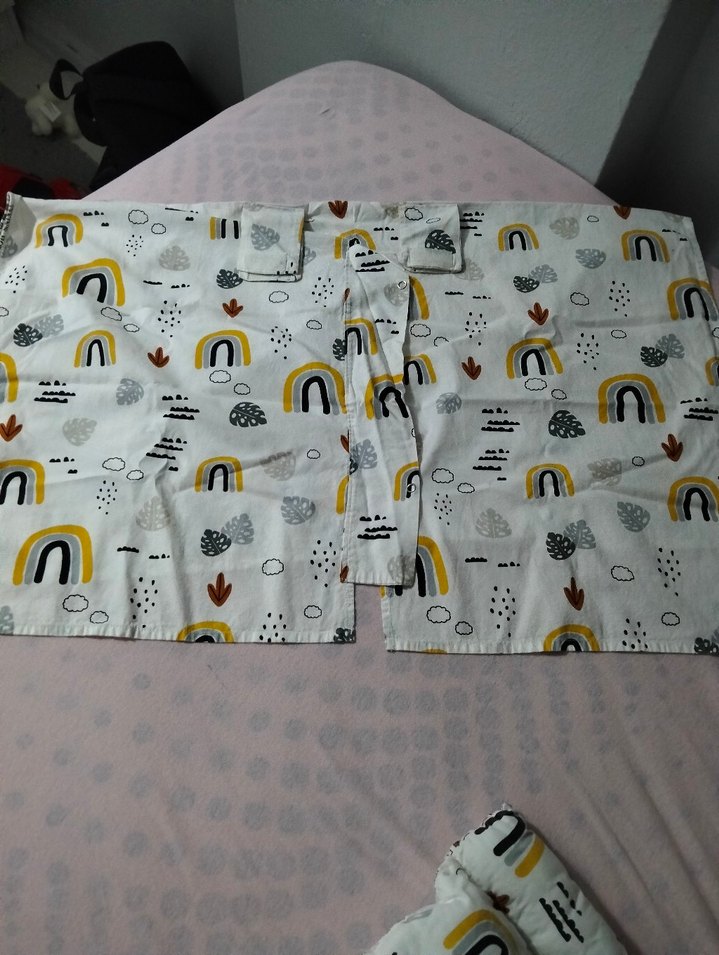 Çocuklar için renkli baskılı yatak çarşafı - Görsel 3