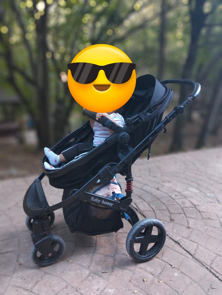 Baby Honey Bebek Arabası Siyah pusetide var - Görsel 3