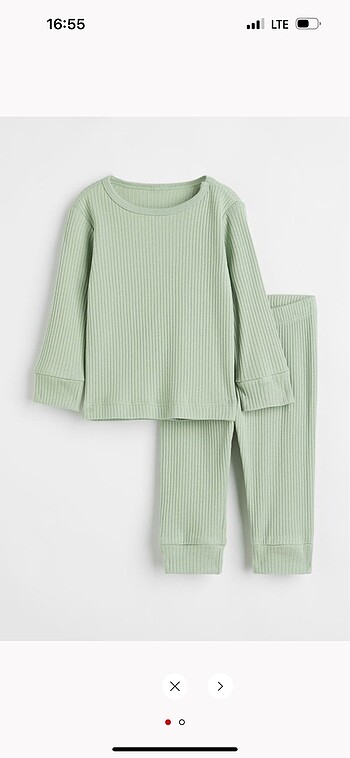 H&m alt üst takım 92 cm