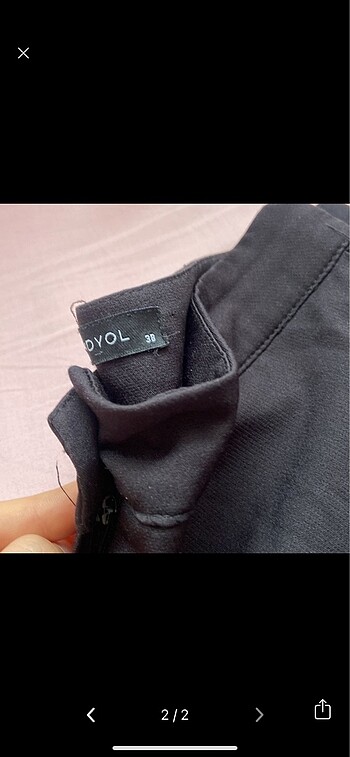 Trendyol milla kumaş siyah pantolon