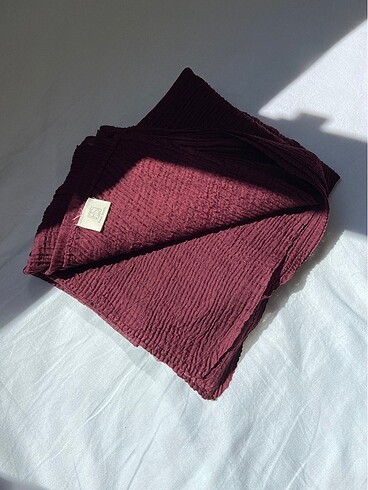 Diğer Fresh scarfs bordo modal şal