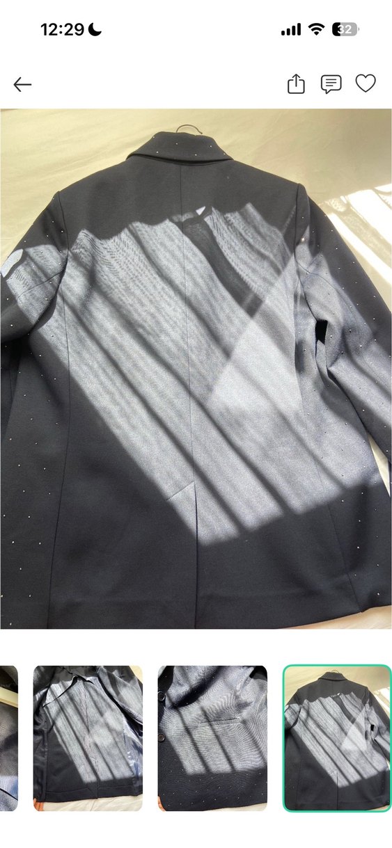 lacivert taşlı  Blazer Ceket — görsel 5/6