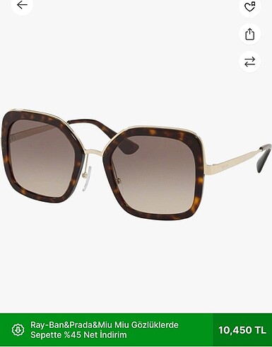 Prada SPR57U kadın güneş gözlüğü