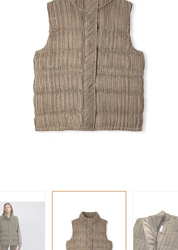 İpekyol Yeşil Kadın Pilili Yelek - Görsel 4