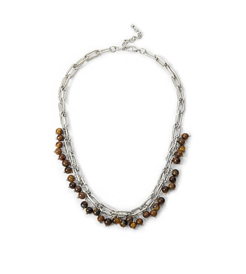 Twist Zincir Detaylı Kısa Kolye - Görsel 2