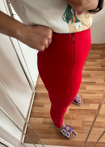 İpekyol kırmızı pantolon - Görsel 2