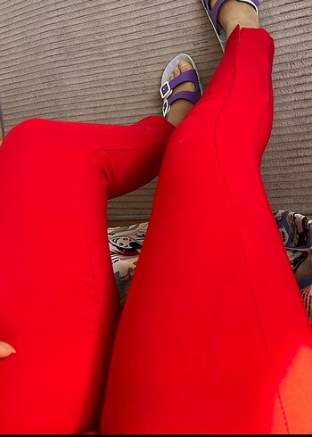 İpekyol kırmızı pantolon - Görsel 4