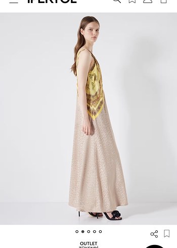 İpekyol Desen Mix Uzun Elbise - Görsel 2