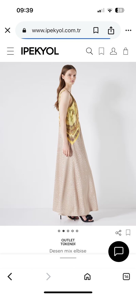 İpekyol Desen Mix Uzun Elbise - Görsel 2