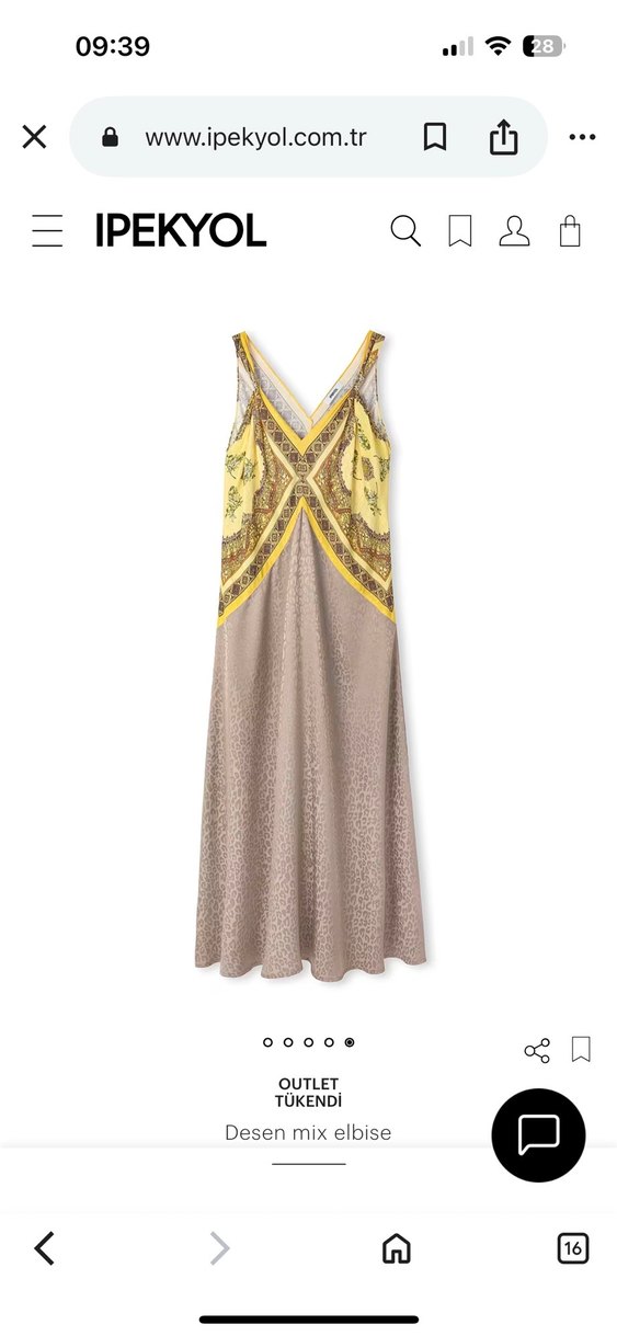 İpekyol Desen Mix Uzun Elbise - Görsel 5